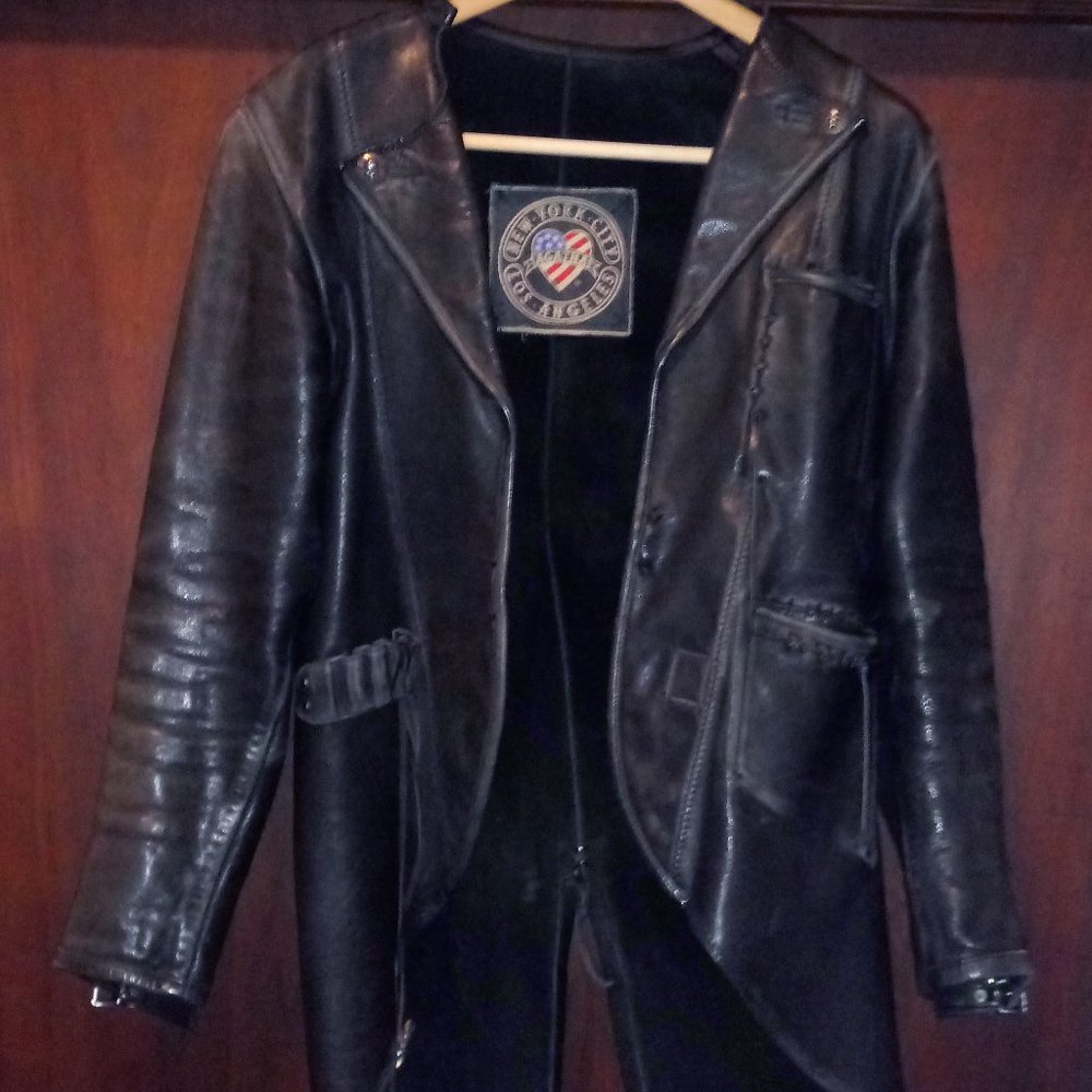 Agatha Blois/NYC Custom Leather Biker/Tuxedo